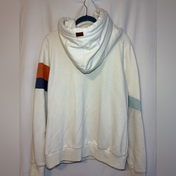 Wanakome Blue and Orange Cowl Neck Hoodie Size Medium - Picture 3 of 9